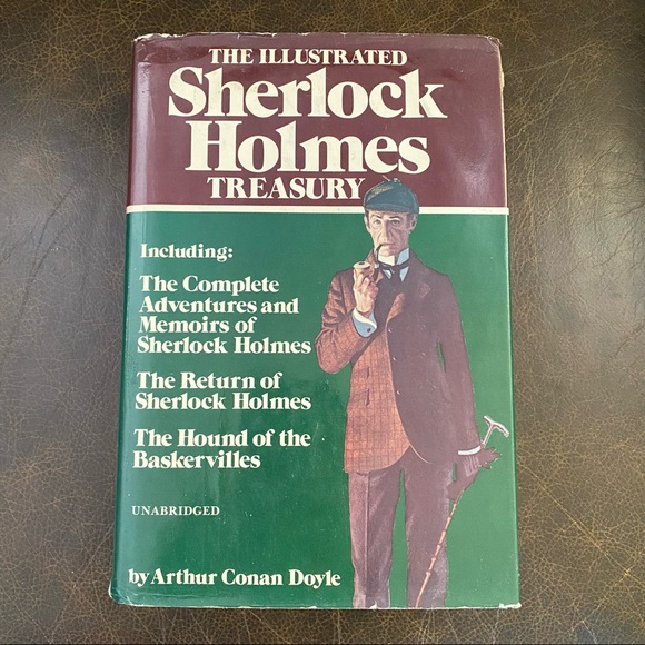 The Illustrated SHERLOCK HOLMES Treasury Hardcover Book by Arthur Conan Doyle - Picture 1 of 13